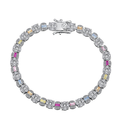 [LuckyStar]Dazzling Radiant Multi Cut Daily Bracelet