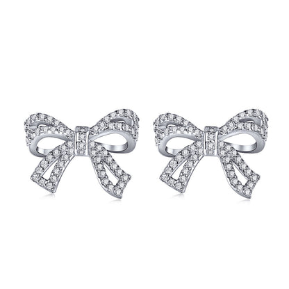 [LuckyStar]Dainty Bow Shape Earrings