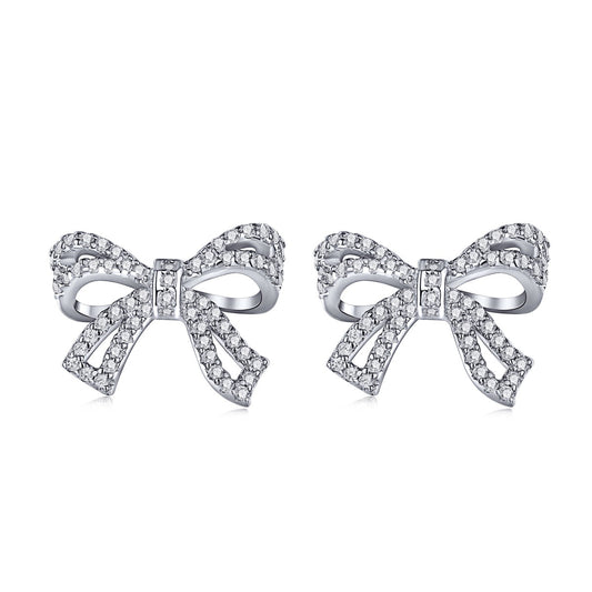 [LuckyStar]Dainty Bow Shape Earrings