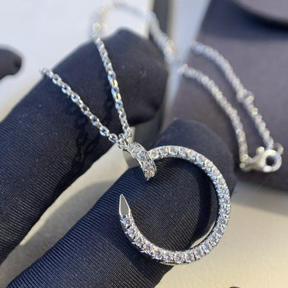 [LuckyStar]JUSTE HALSKETTE SILBER DIAMANTEN 