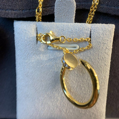 [LuckyStar]JUSTE HALSKETTE GOLD DIAMANTEN 