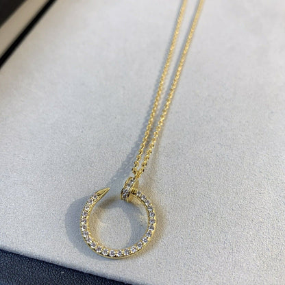 [LuckyStar]JUSTE HALSKETTE GOLD DIAMANTEN 
