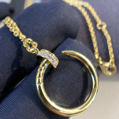 [LuckyStar]JUSTE HALSKETTE GOLD DIAMANTEN 