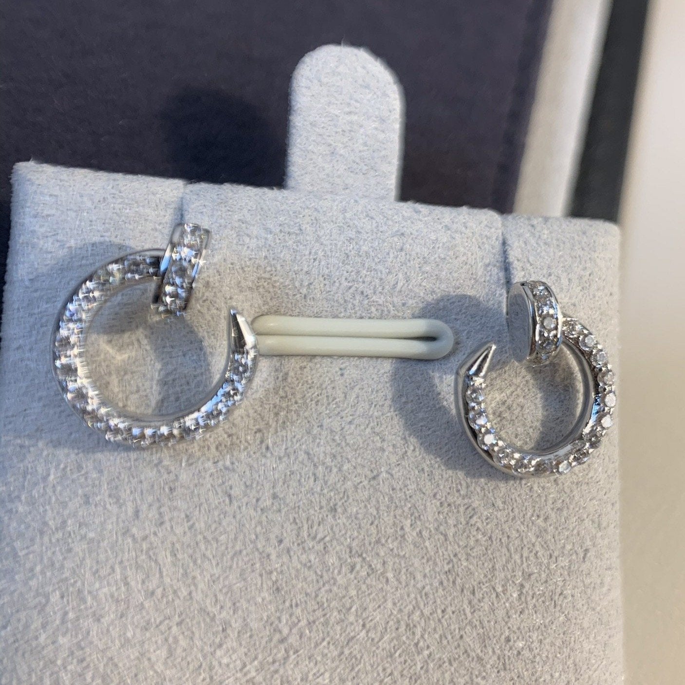 [LuckyStar]JUSTE OHRRINGE SILBER DIAMANTEN 