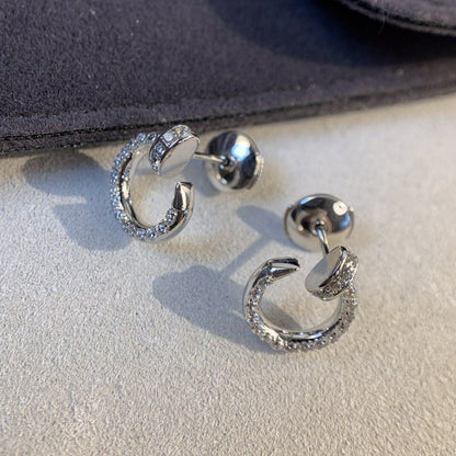 [LuckyStar]JUSTE OHRRINGE SILBER DIAMANTEN 