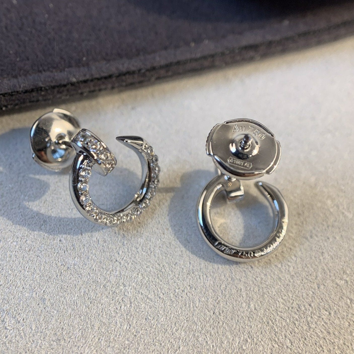 [LuckyStar]JUSTE OHRRINGE SILBER DIAMANTEN 