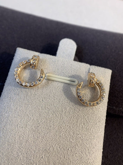 [LuckyStar]JUSTE OHRRINGE GOLD DIAMANTEN 