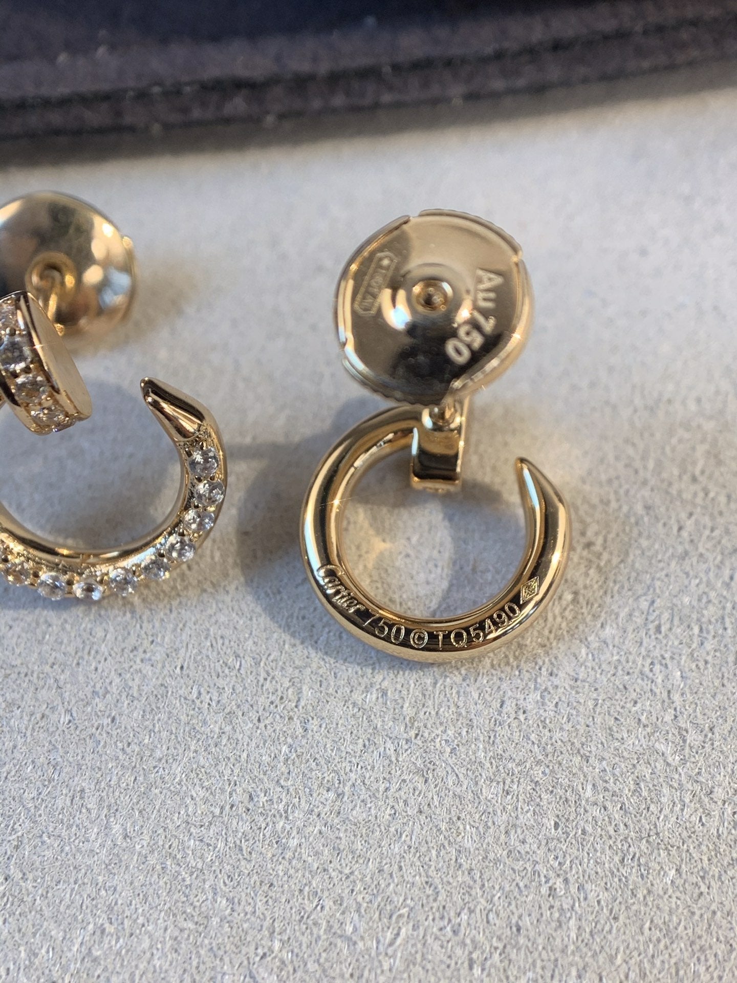 [LuckyStar]JUSTE OHRRINGE GOLD DIAMANTEN 
