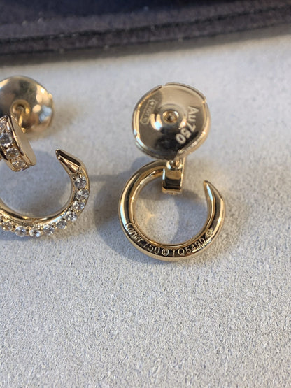 [LuckyStar]JUSTE OHRRINGE GOLD DIAMANTEN 