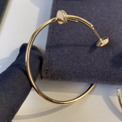 [LuckyStar]JUSTE OHRRINGE GOLD DIAMANTEN 1,8MM 