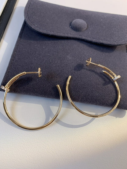 [LuckyStar]JUSTE OHRRINGE GOLD DIAMANTEN 1,8MM 