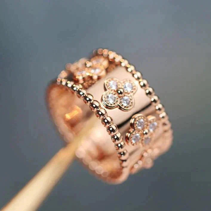 [LuckyStar] KLEEBLATT-KALEIDOSKOP-RING 10MM