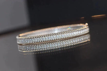 [LuckyStar]PERLEE DIAMANTENARMBAND 1 REIHE 