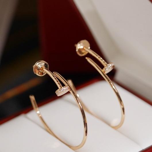 [LuckyStar]JUSTE OHRRINGE DIAMANTEN 1,8 MM 