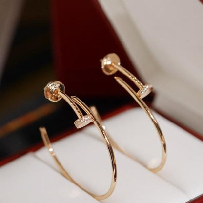 [LuckyStar]JUSTE OHRRINGE DIAMANTEN 1,8 MM 
