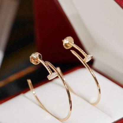 [LuckyStar]JUSTE OHRRINGE DIAMANTEN 1,8 MM 
