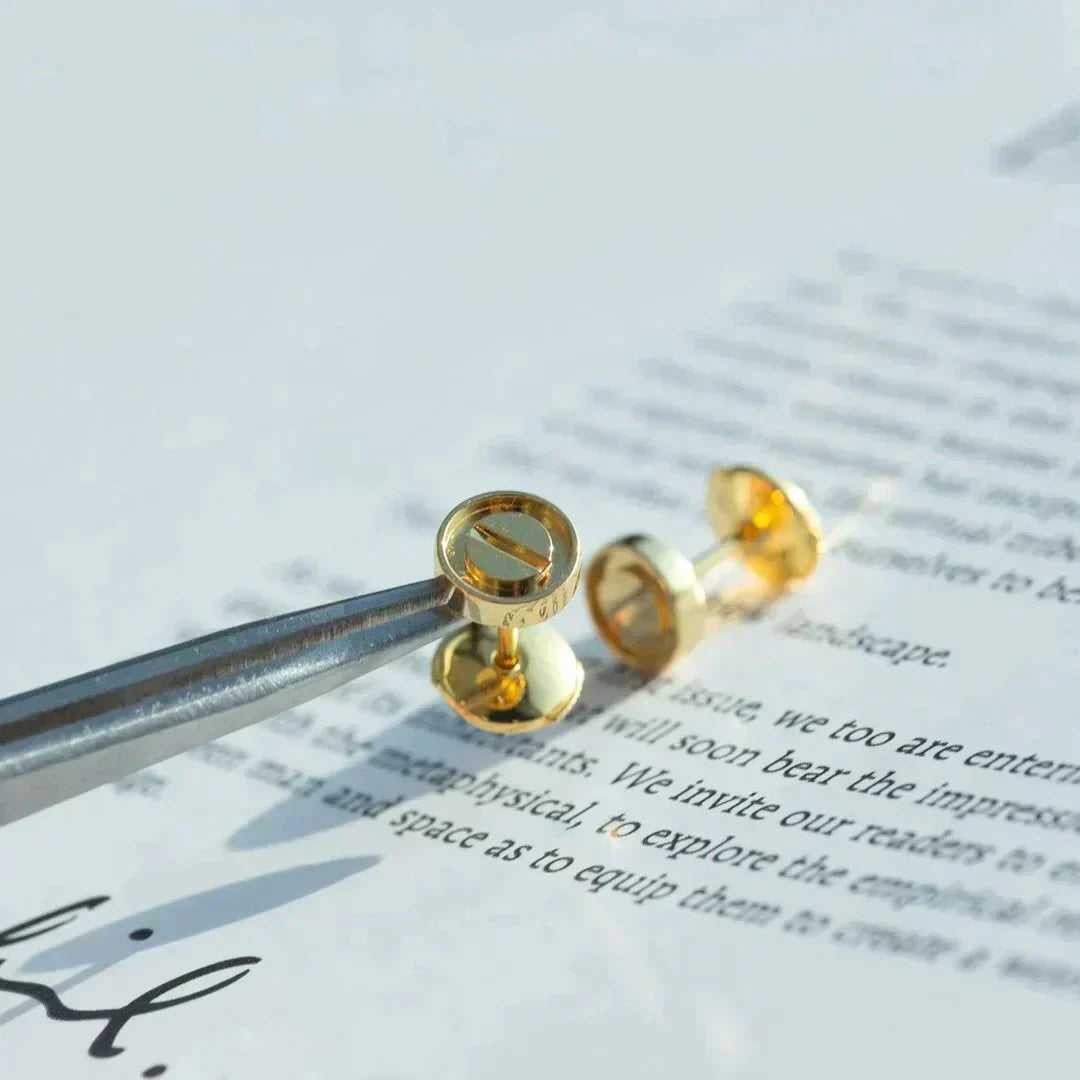 [LuckyStar] LIEBE OHRRINGE GOLD 10MM