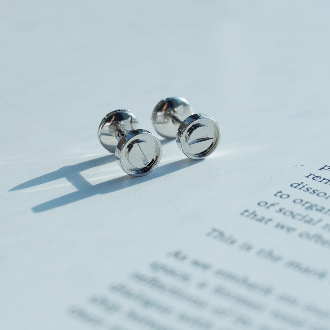 [LuckyStar] LIEBE OHRRINGE SILBER 10MM
