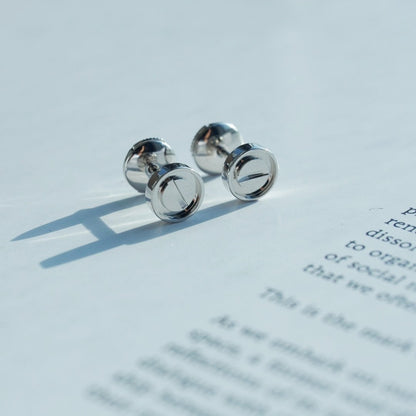 [LuckyStar] LIEBE OHRRINGE SILBER 10MM