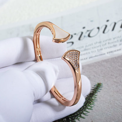 [LuckyStar] DREAM ARMBAND OFFEN ROSA GOLD MOP DIAMANT