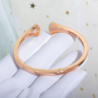 [LuckyStar] DREAM ARMBAND OFFEN ROSA GOLD MOP DIAMANT