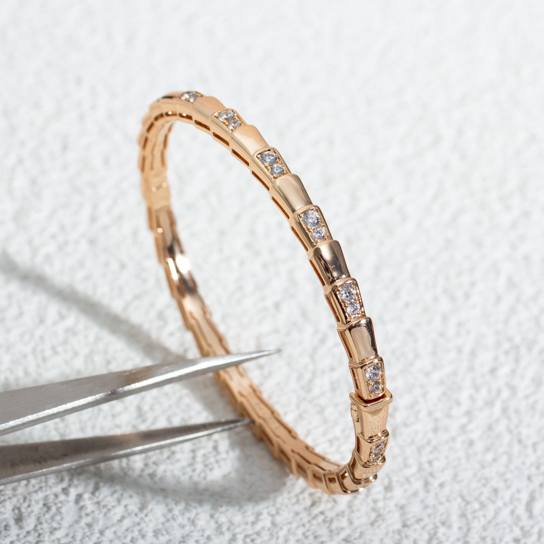 [LuckyStar]SERPENTI ARMBAND ROTGOLD DIAMANT
