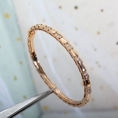 [LuckyStar]SERPENTI ARMBAND ROTGOLD DIAMANT