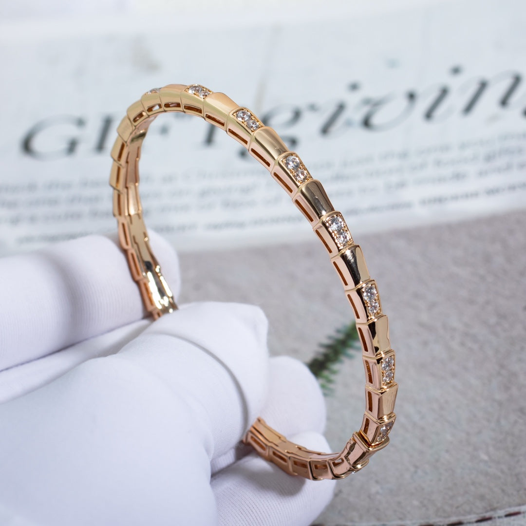 [LuckyStar]SERPENTI ARMBAND ROTGOLD DIAMANT