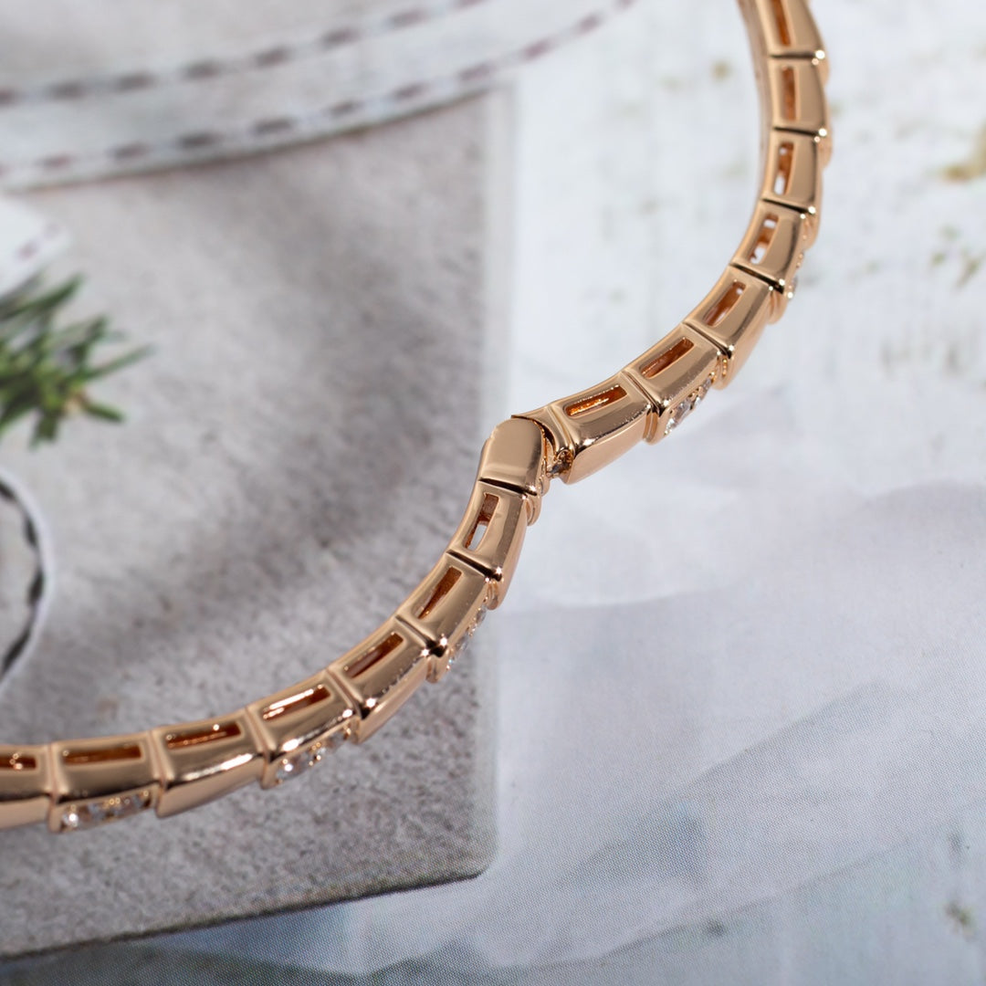 [LuckyStar]SERPENTI ARMBAND ROTGOLD DIAMANT