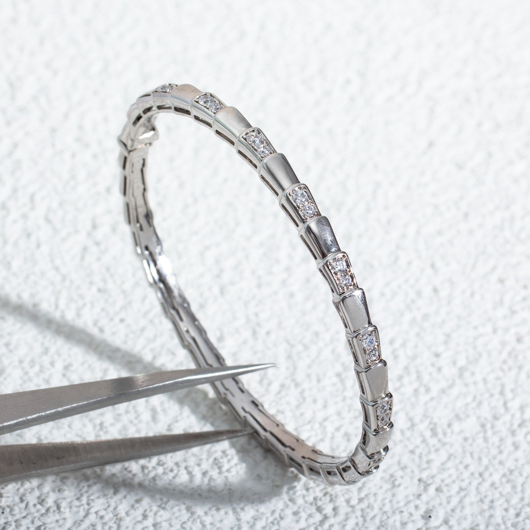 [LuckyStar]SERPENTI ARMBAND SILBER DIAMANT