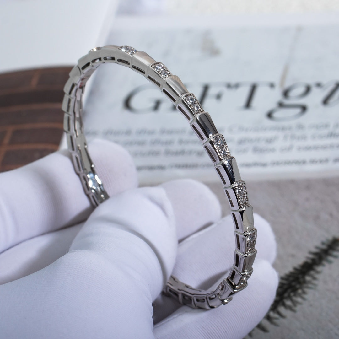 [LuckyStar]SERPENTI ARMBAND SILBER DIAMANT