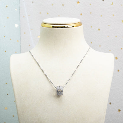[LuckyStar]PARENTESI HALSKETTE SILBER DIAMANT