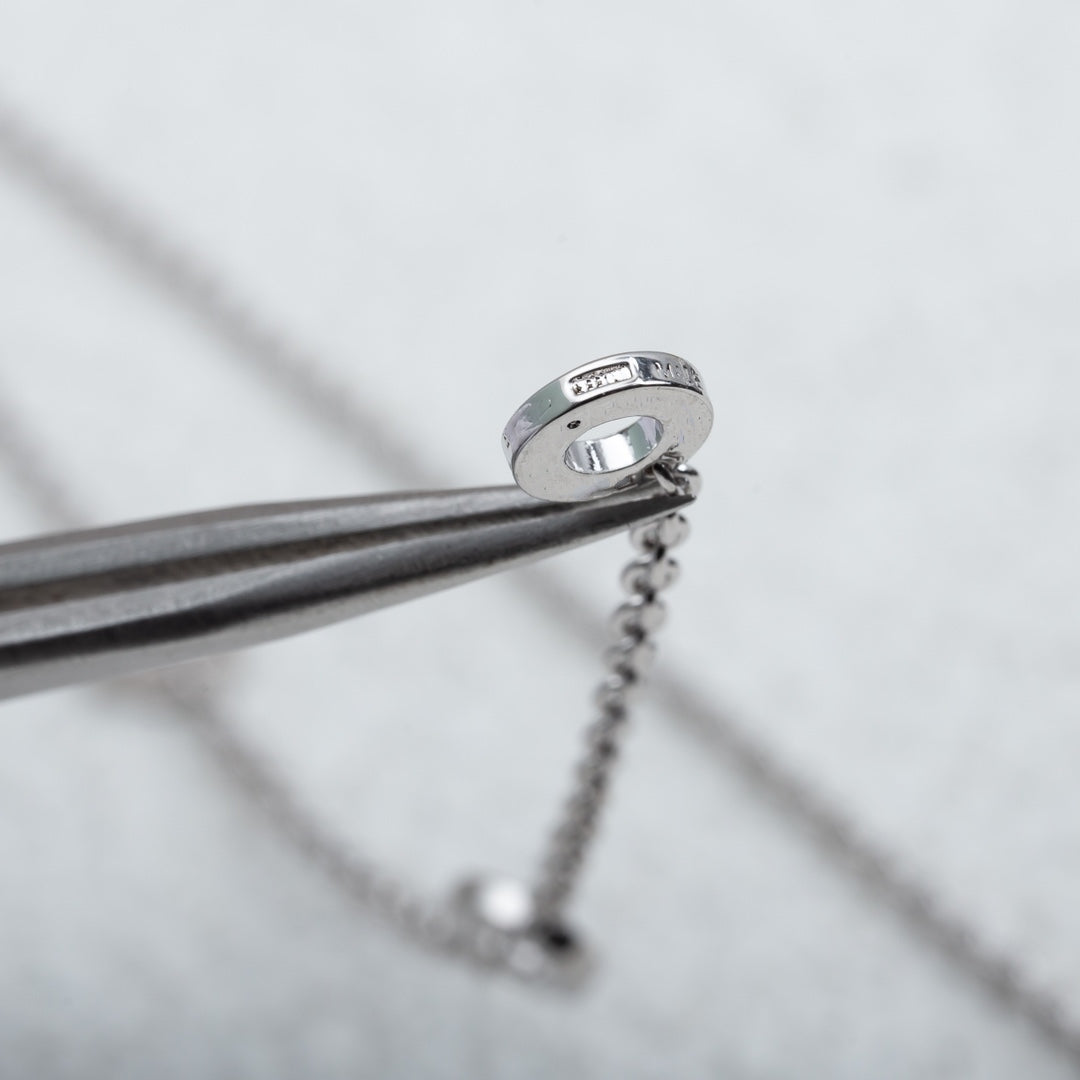 [LuckyStar]PARENTESI HALSKETTE SILBER DIAMANT