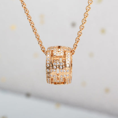 [LuckyStar] PARENTESI HALSKETTE ROTGOLD DIAMANT