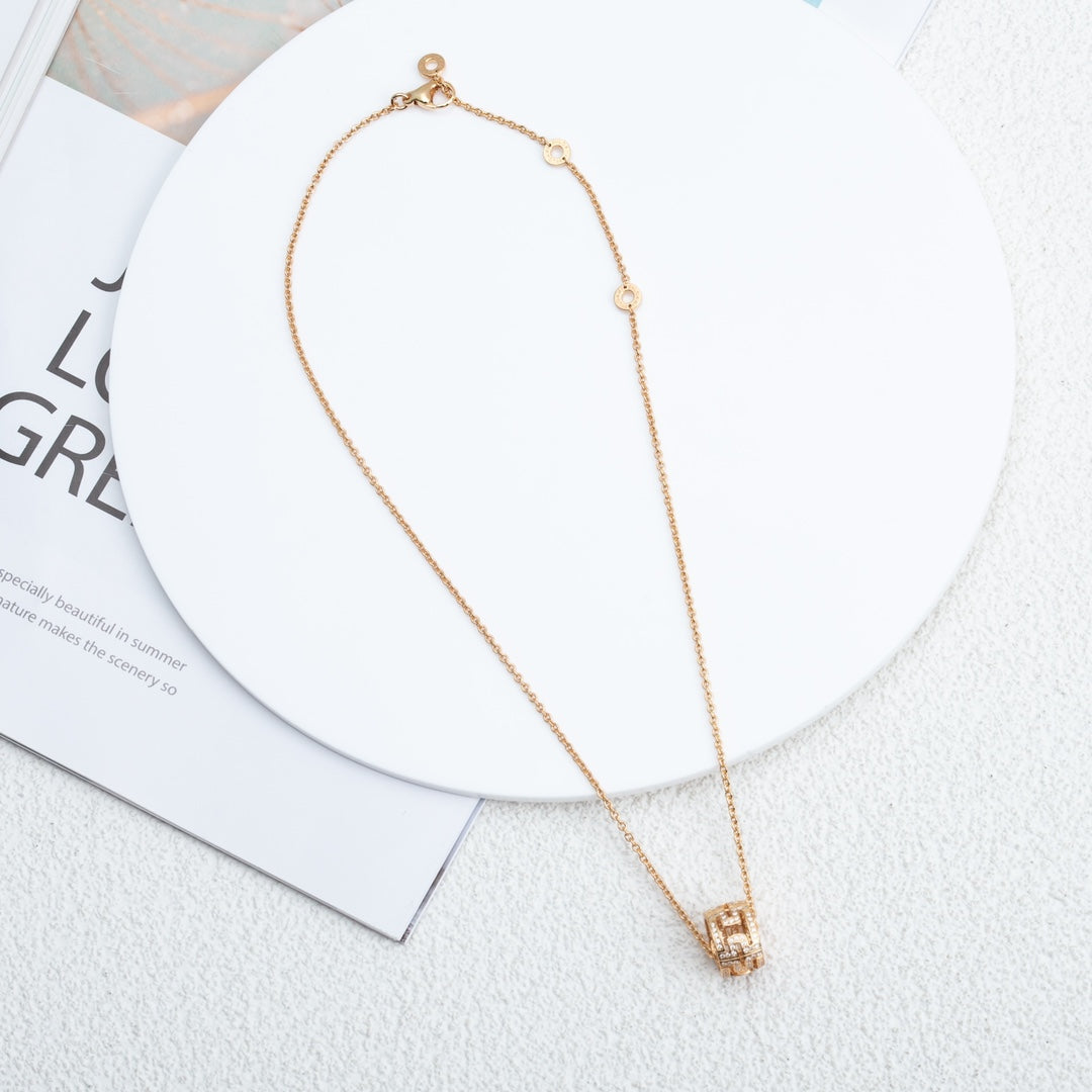 [LuckyStar] PARENTESI HALSKETTE ROTGOLD DIAMANT