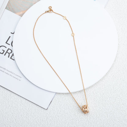 [LuckyStar] PARENTESI HALSKETTE ROTGOLD DIAMANT