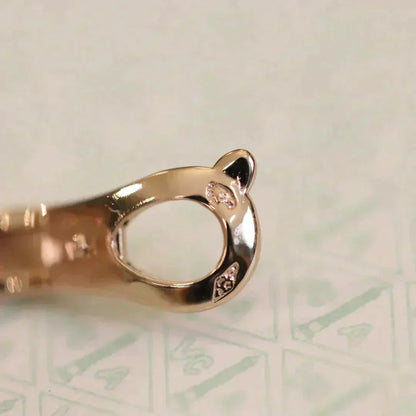 [LuckyStar]CLOVER MEDIUM 1 MOTIFS VOLLE DIAMANT-OHRRINGE