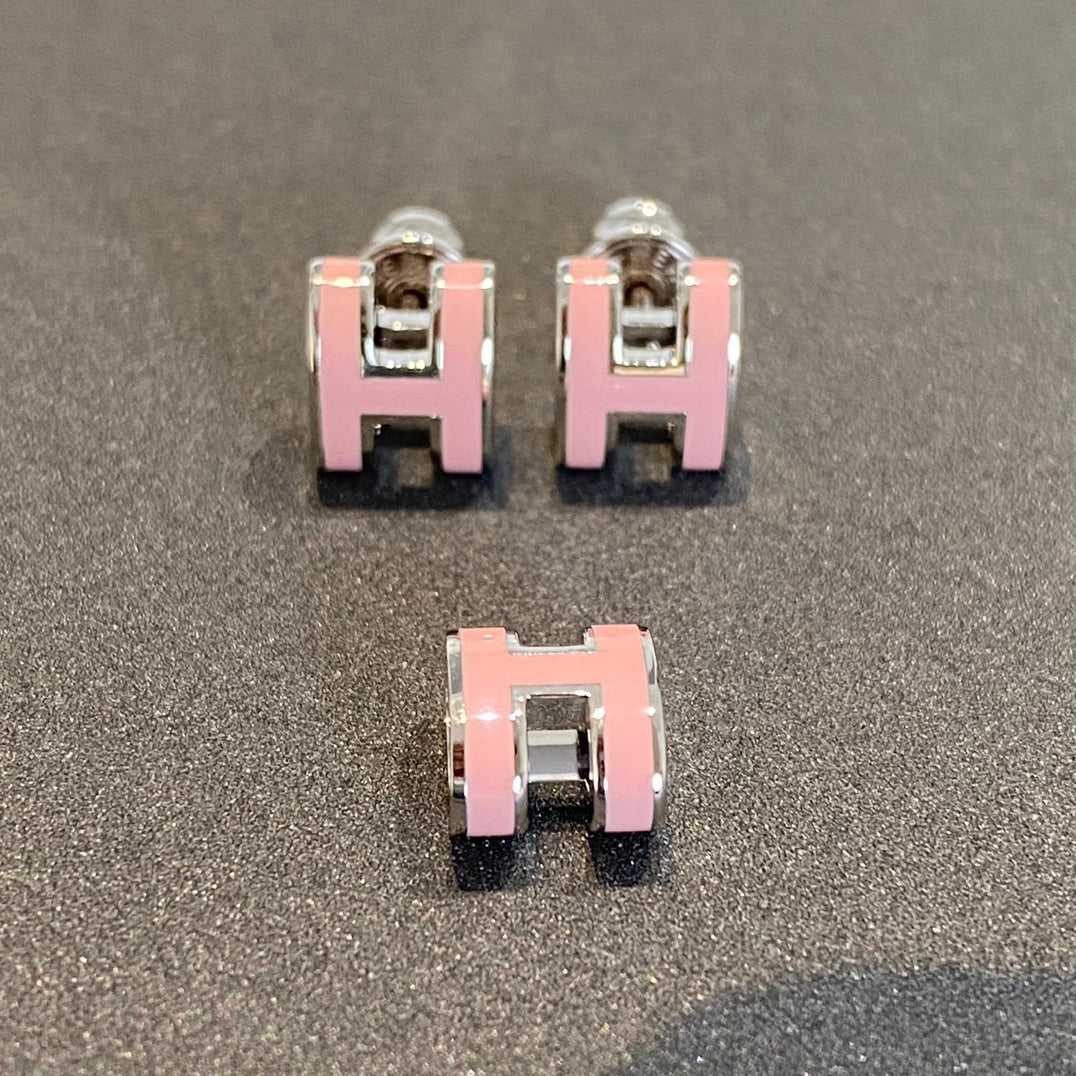 [LuckyStar] MINI POP H SILBER OHRRINGE ROSA