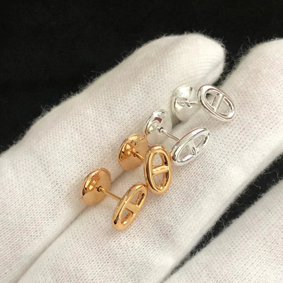 [LuckyStar]KLEINE OHRRINGE IN GOLD UND SILBER