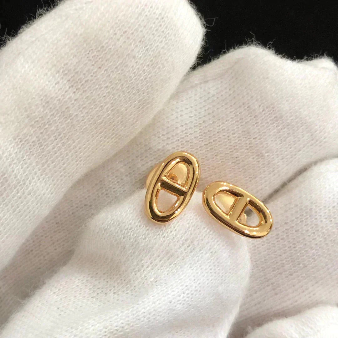 [LuckyStar]KLEINE OHRRINGE IN GOLD UND SILBER