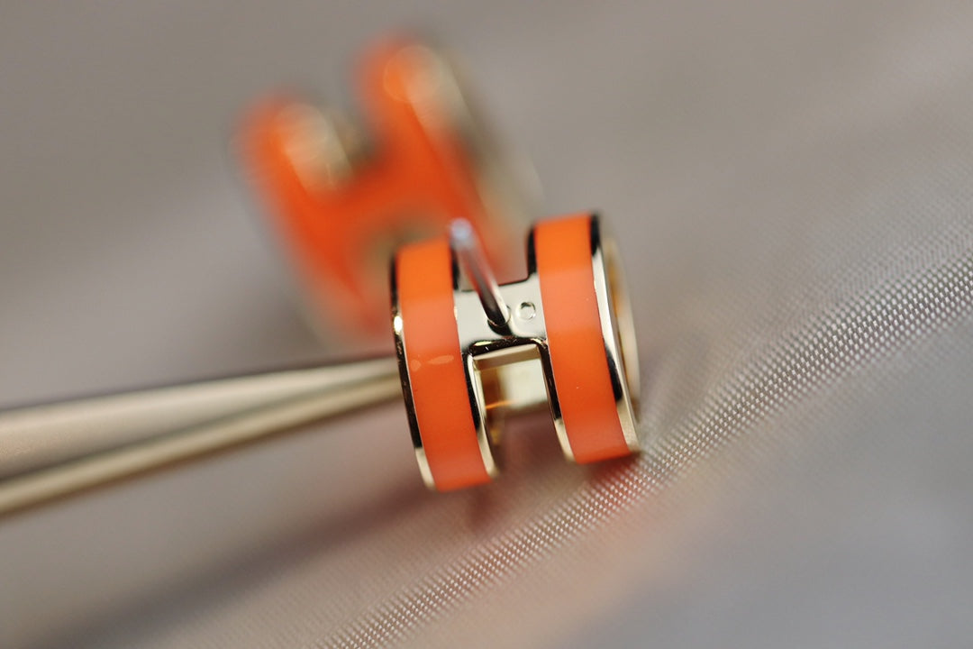 [LuckyStar] MINI POP H OHRRINGE ORANGE