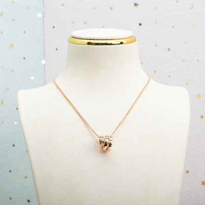 [LuckyStar]SERPENTI ROTGOLD-HALSKETTE MIT DIAMANT