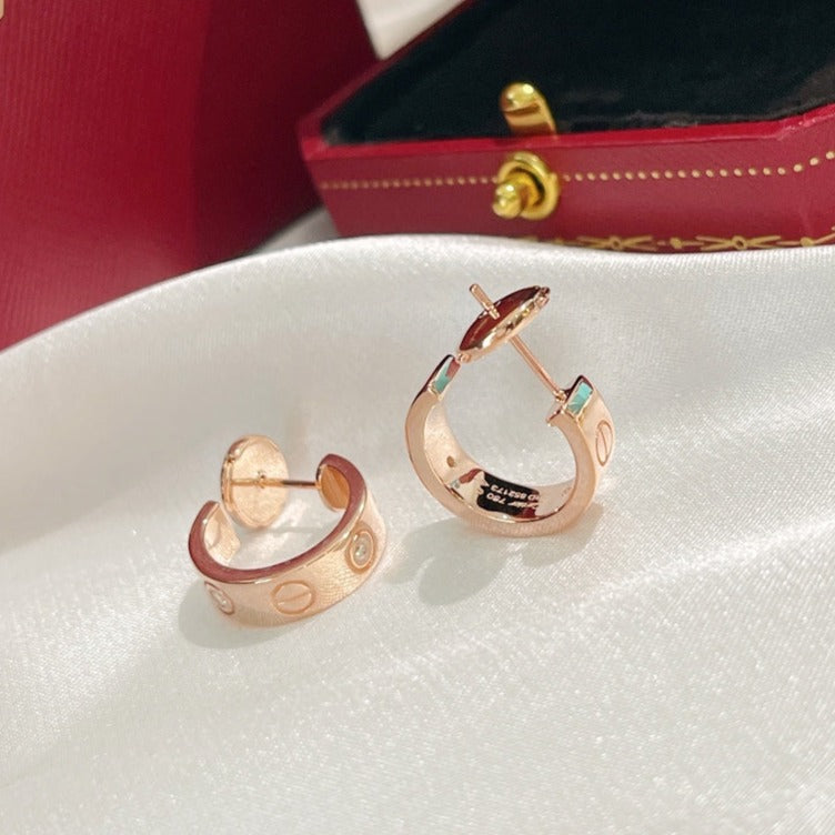 [LuckyStar] LIEBESOHRRINGE 5,7 MM 2 DIAMANTEN