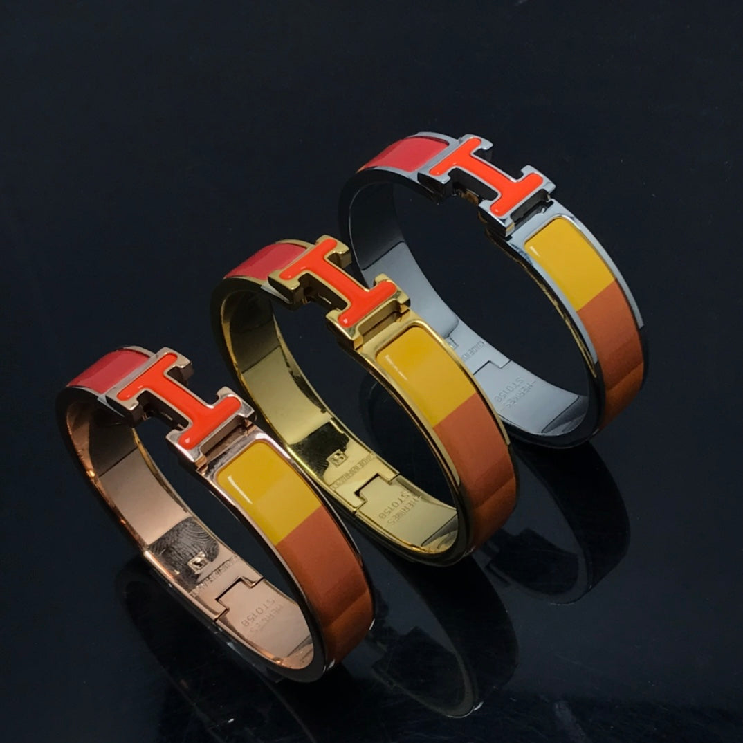 [LuckyStar]H ARMBAND ORANGE REGENBOGEN KERAMIK