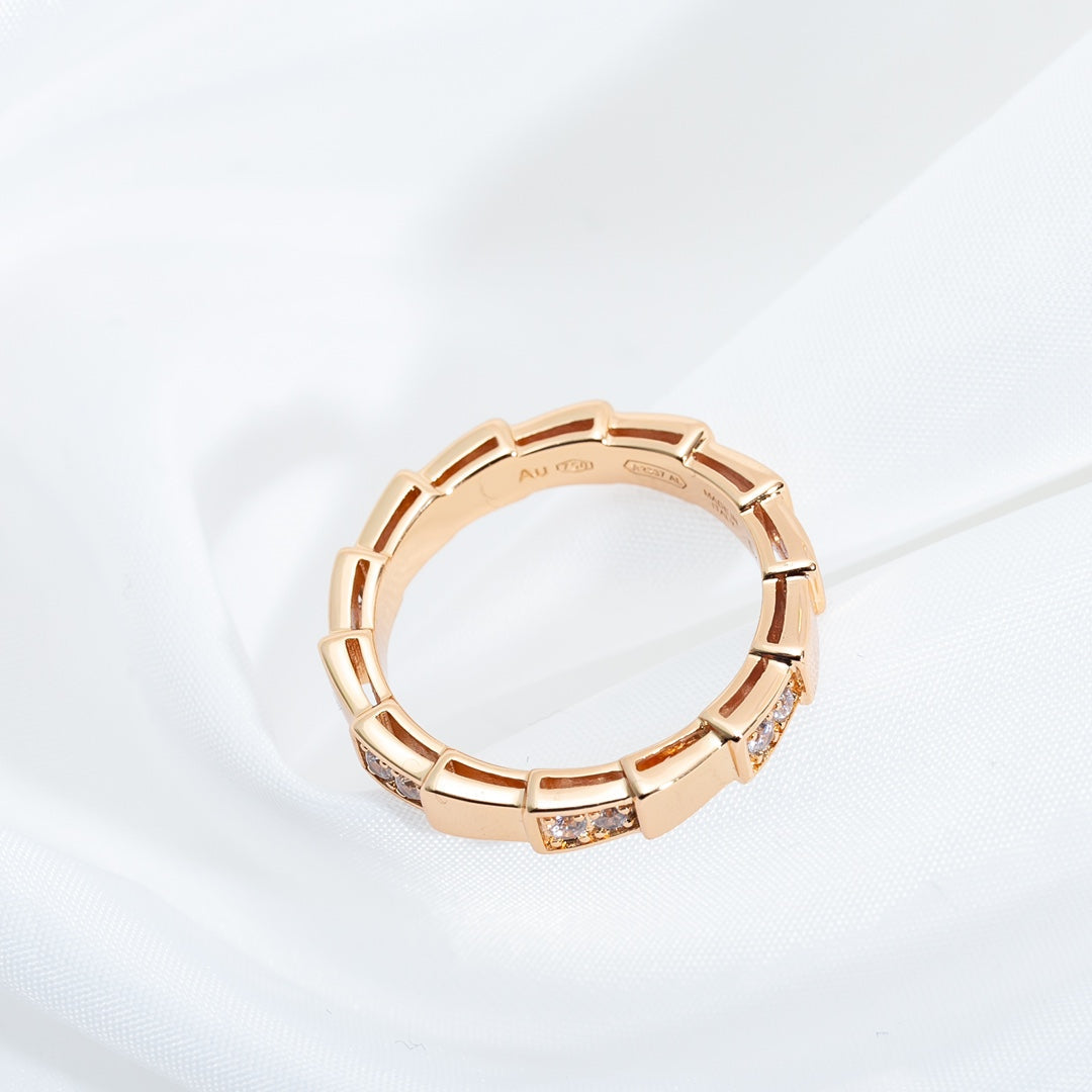[LuckyStar]SERPENTI RING ROTGOLD 3MM