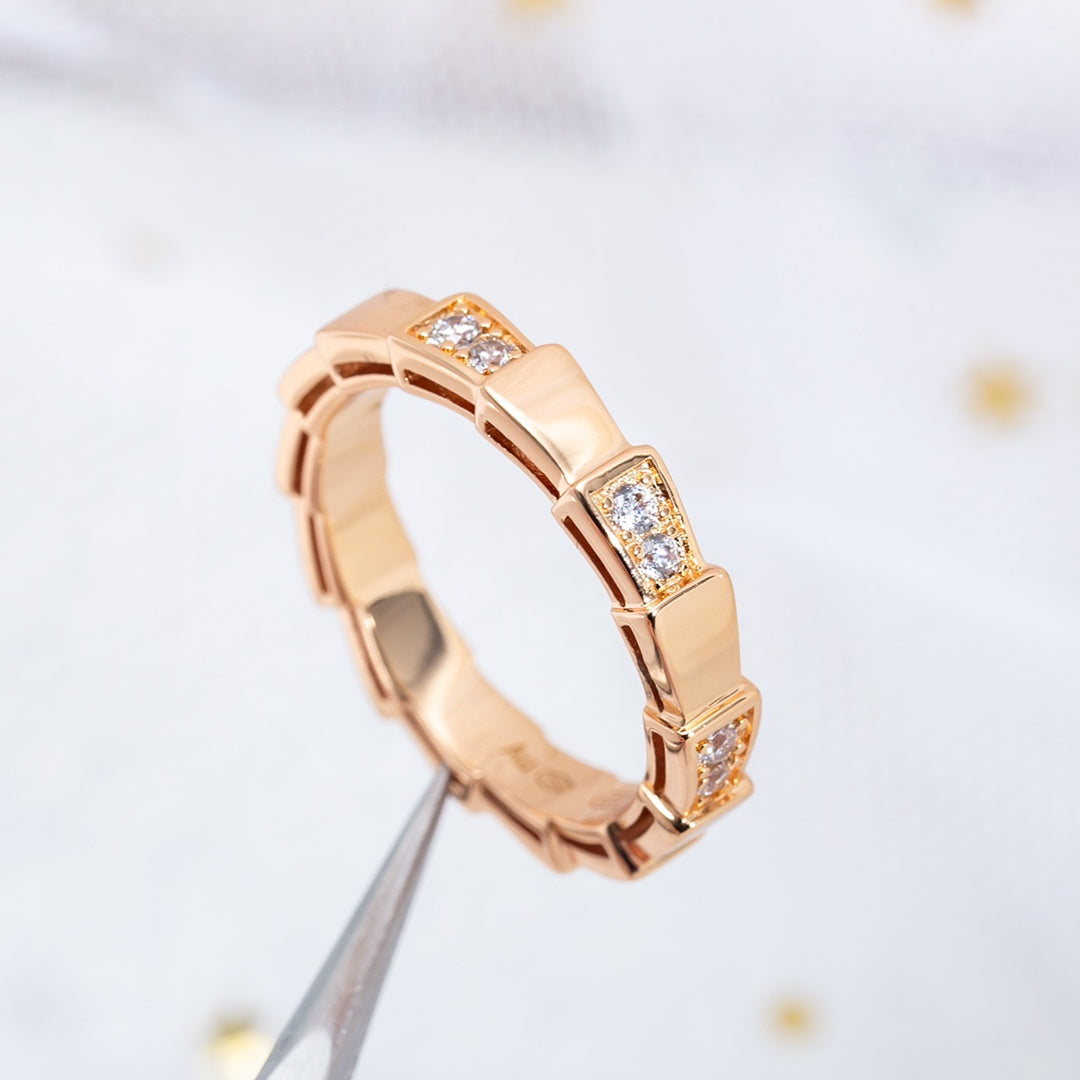 [LuckyStar]SERPENTI RING ROTGOLD 3MM