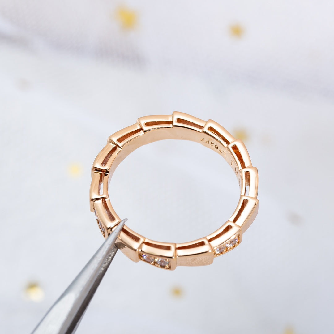 [LuckyStar]SERPENTI RING ROTGOLD 3MM