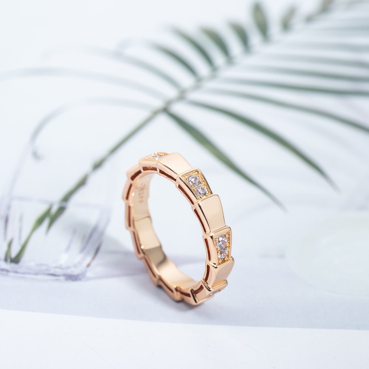 [LuckyStar]SERPENTI RING ROTGOLD 3MM