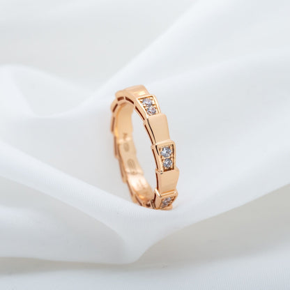 [LuckyStar]SERPENTI RING ROTGOLD 3MM