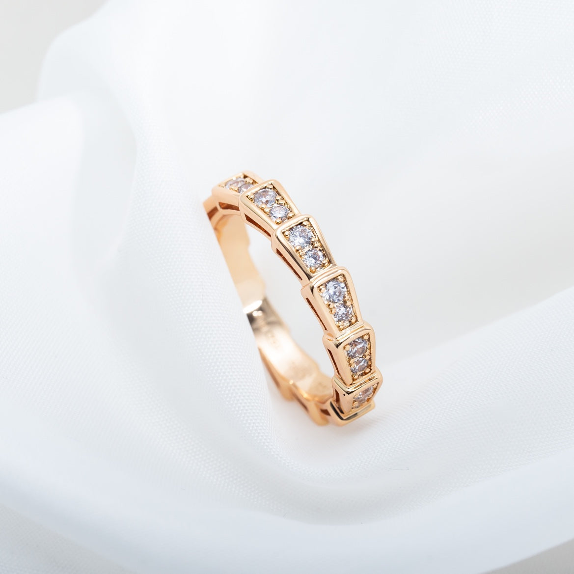 [LuckyStar]SERPENTI RING ROTGOLD DIAMANT 3MM